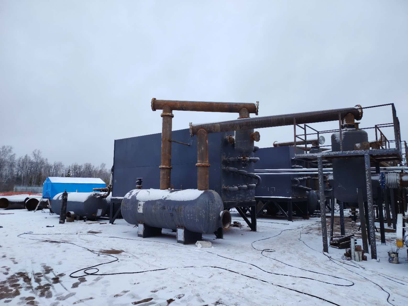 俄羅斯6臺油泥處理設備開始生產！