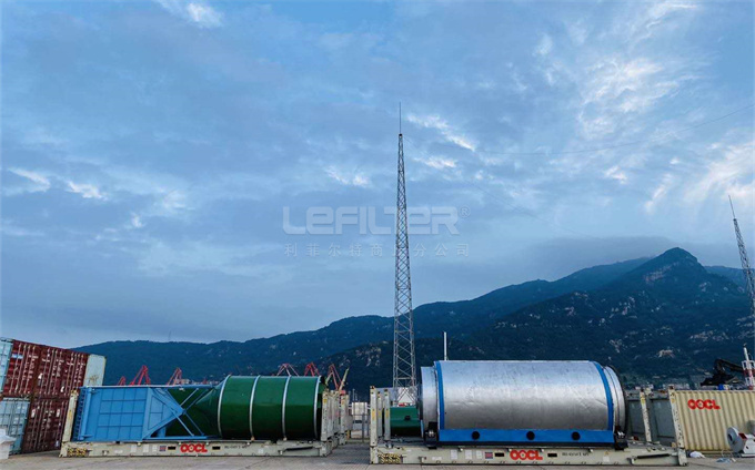 利菲爾特裂解設(shè)備安裝現(xiàn)場(chǎng)